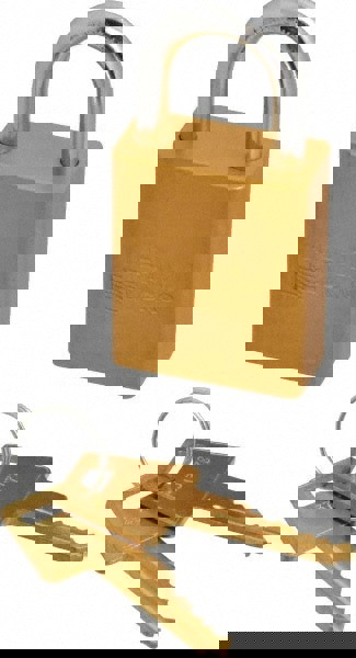 Lockout Padlock: Keyed Alike, Aluminum,